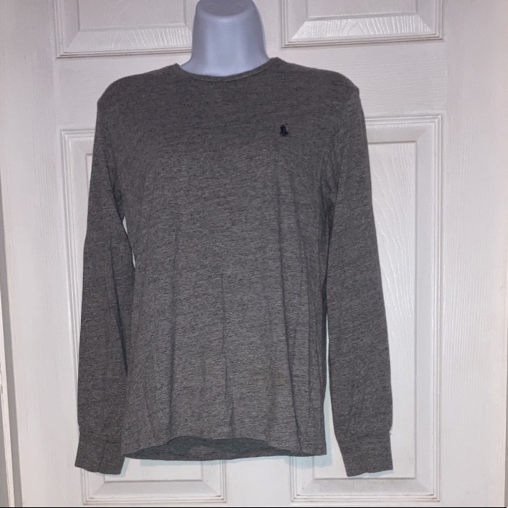 POLO Ralph Lauren gray long sleeve shirt